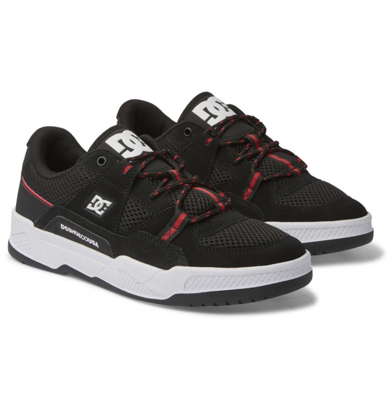 Basket DC Construct Shoes Noir Corail Homme | FDE-2269319