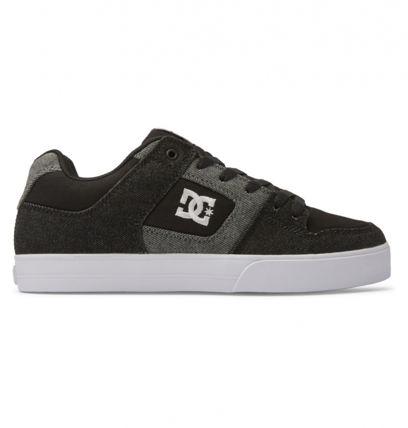 Basket DC Pure Shoes Noir Bleu Homme | ACV-2005067