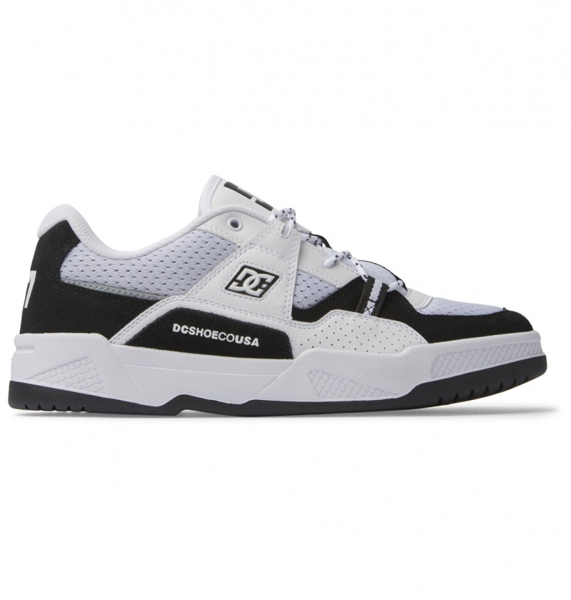 Basket DC Construct Shoes Noir Blanche Homme | QCH-2547705