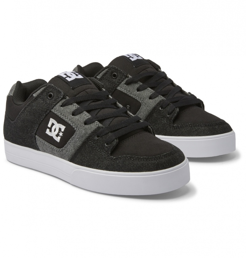 Basket DC Pure Shoes Noir Bleu Homme | ACV-2005067