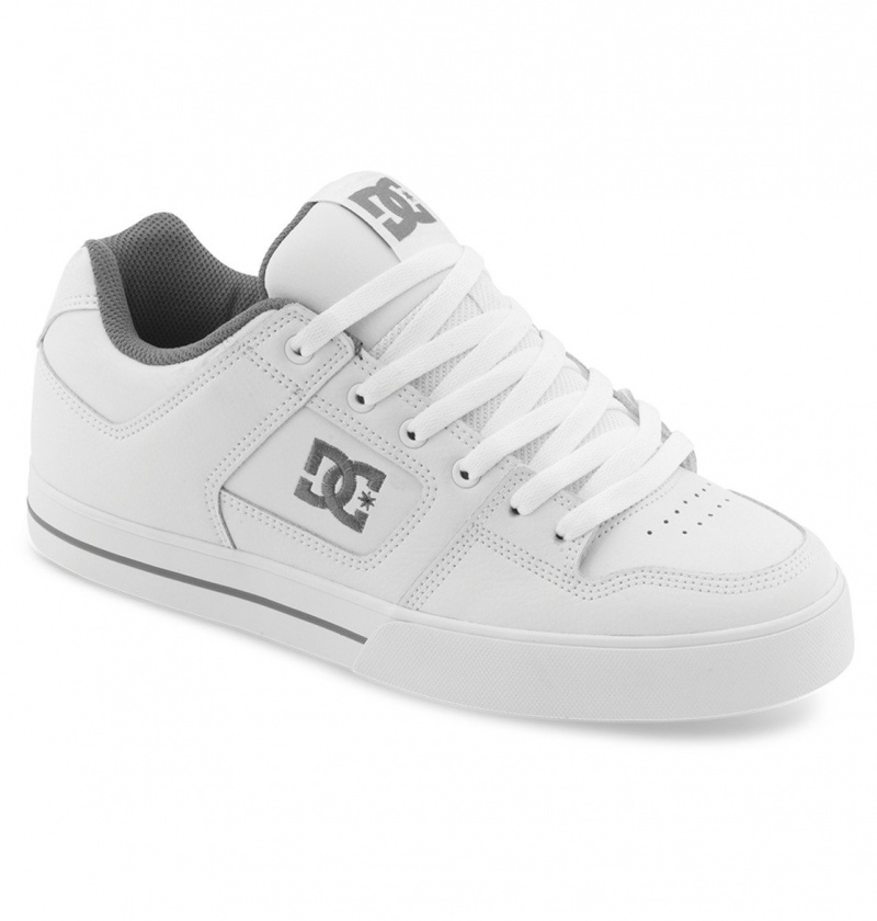 Basket DC Pure Shoes Blanche Blanche Homme | RDI-5067718