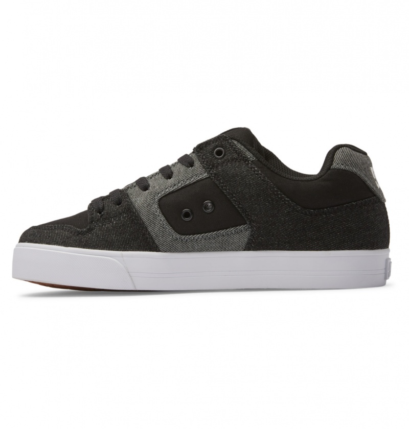 Basket DC Pure Shoes Noir Bleu Homme | ACV-2005067