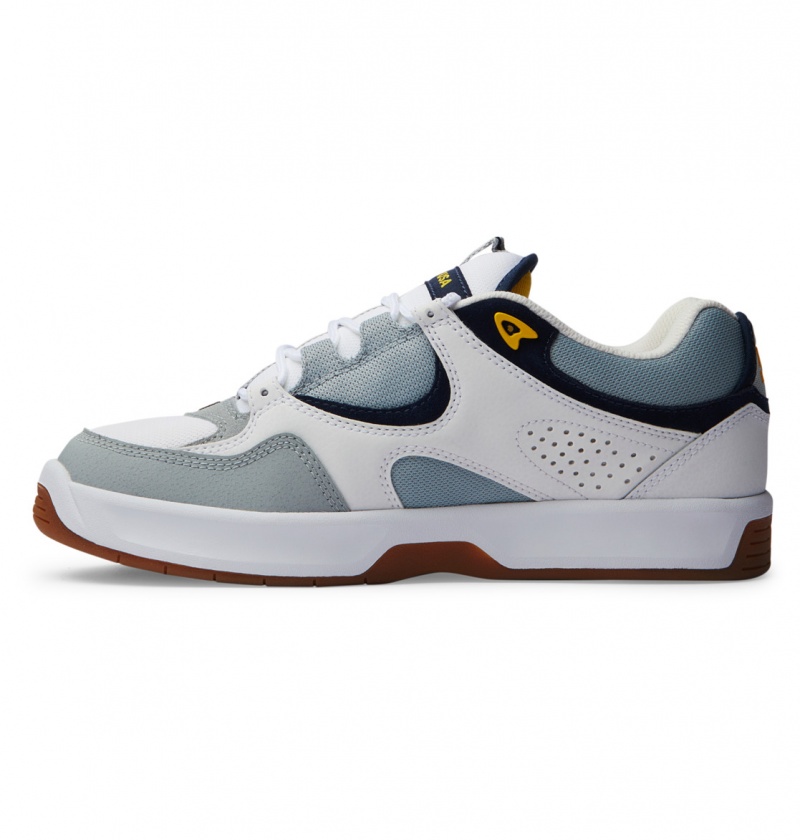 Basket DC Kalynx Zero Shoes Blanche Grise Homme | RZS-7241096