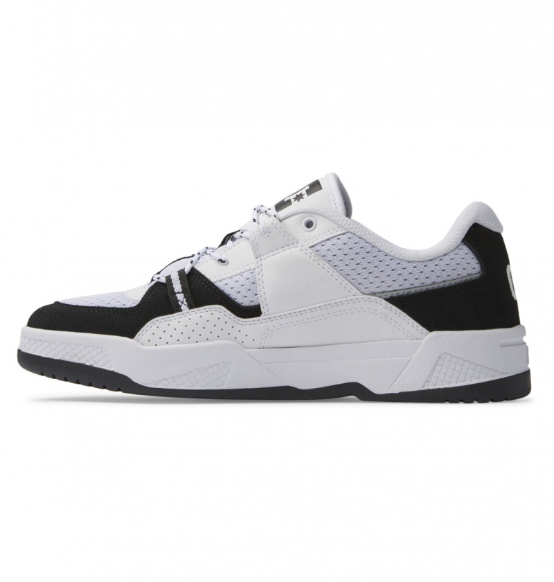 Basket DC Construct Shoes Noir Blanche Homme | QCH-2547705