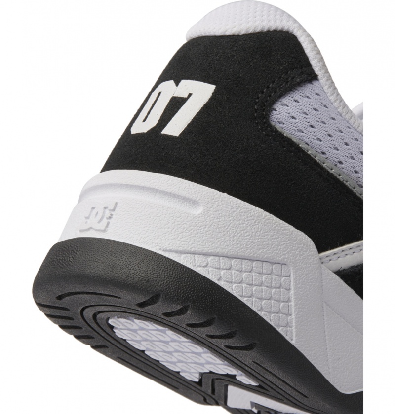 Basket DC Construct Shoes Noir Blanche Homme | QCH-2547705