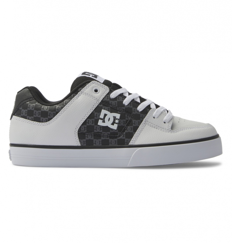 Basket DC Pure Shoes Noir Blanche Homme | TOX-2036888