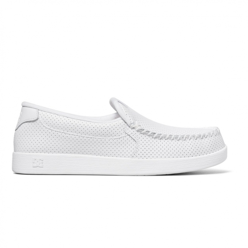 Basket DC Villain Slip-On Shoes Blanche Homme | TRY-4652126