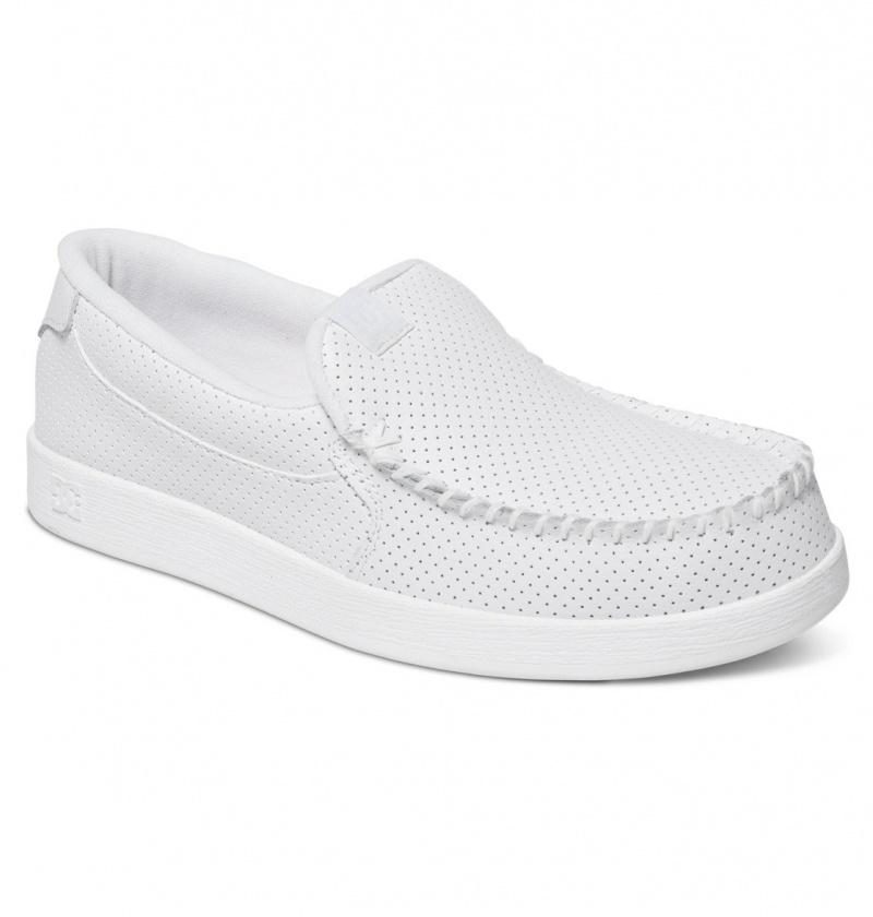 Basket DC Villain Slip-On Shoes Blanche Homme | TRY-4652126