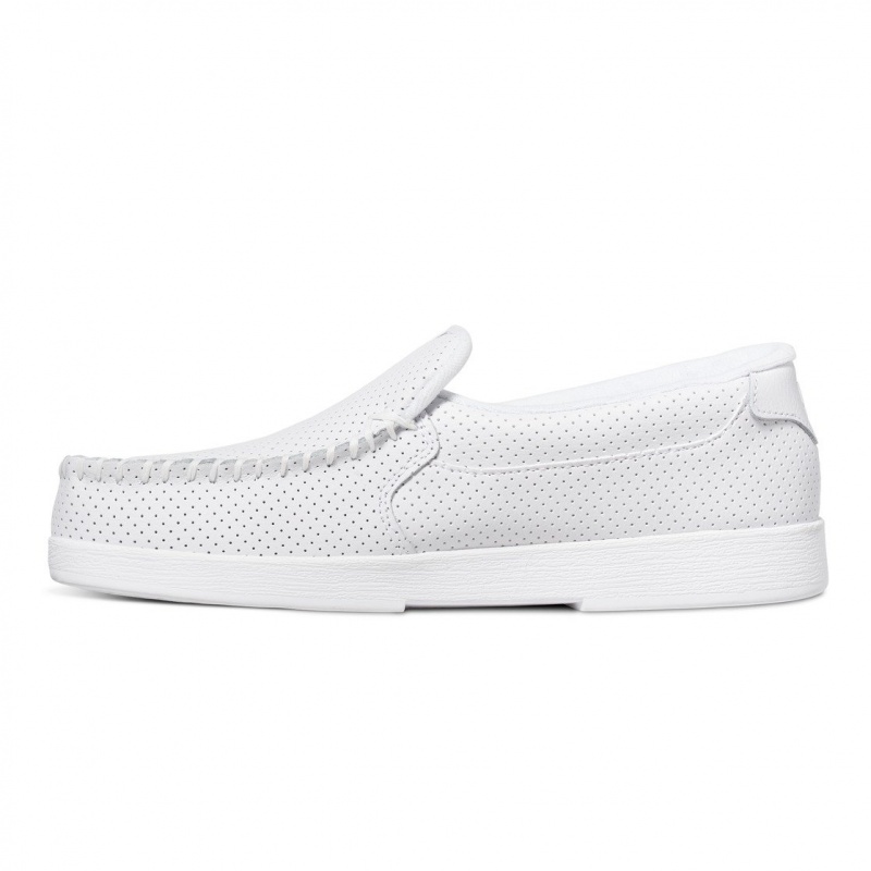 Basket DC Villain Slip-On Shoes Blanche Homme | TRY-4652126