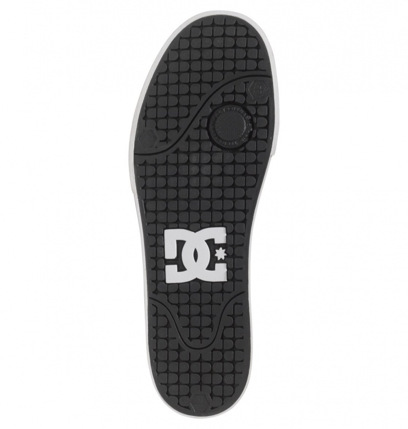 Basket DC Pure Shoes Noir Noir Blanche Homme | HVB-2720597