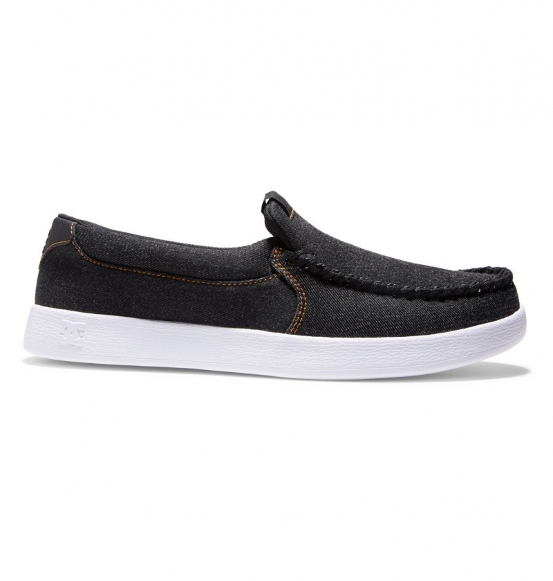 Basket DC Villain Slip-On Shoes Noir Bleu Homme | TLA-6216343