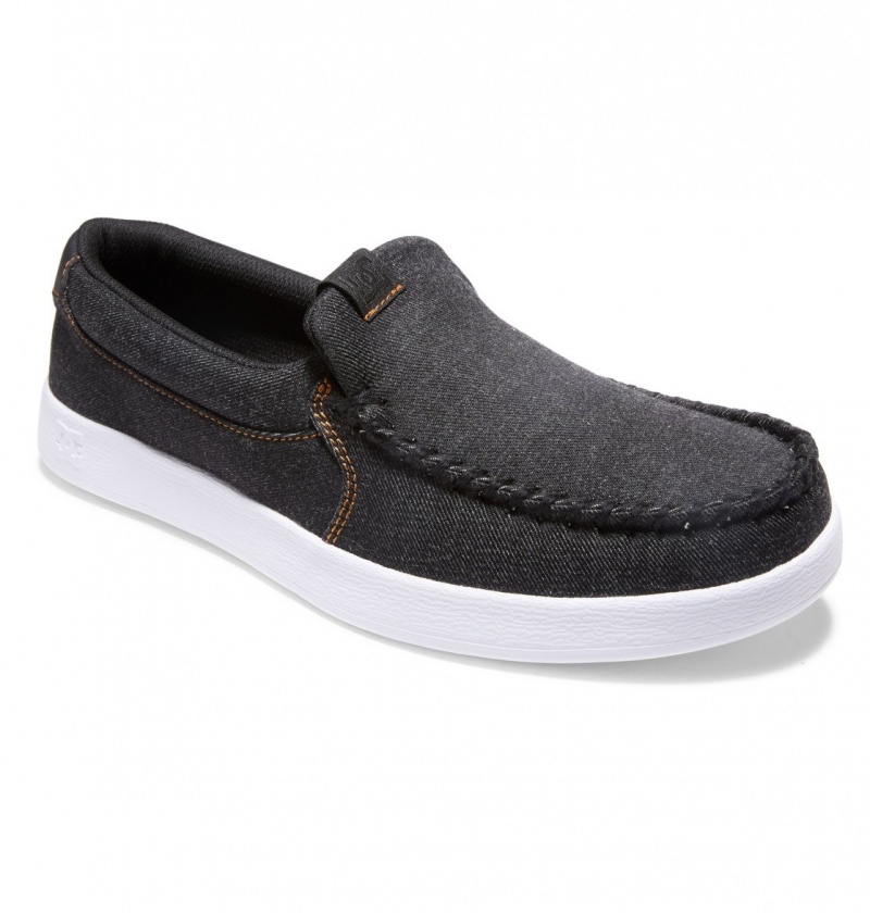 Basket DC Villain Slip-On Shoes Noir Bleu Homme | TLA-6216343