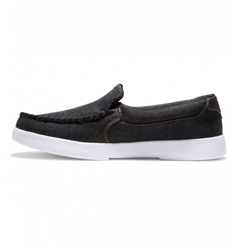 Basket DC Villain Slip-On Shoes Noir Bleu Homme | TLA-6216343