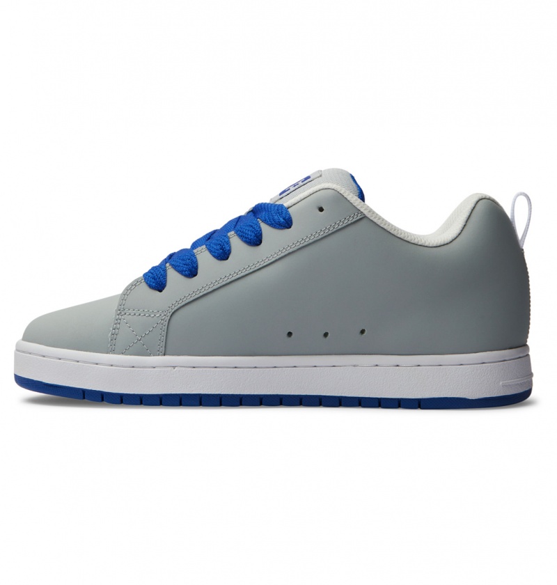 Basket DC Court Graffik Shoes Grise Bleu Blanche Homme | KLR-4843256