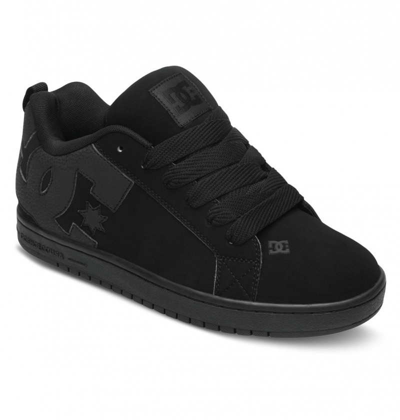 Basket DC Court Graffik Shoes Noir Noir Noir Homme | NFK-9969160