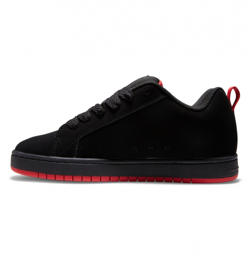 Basket DC Court Graffik Shoes Noir Grise Rouge Homme | QNR-0251578