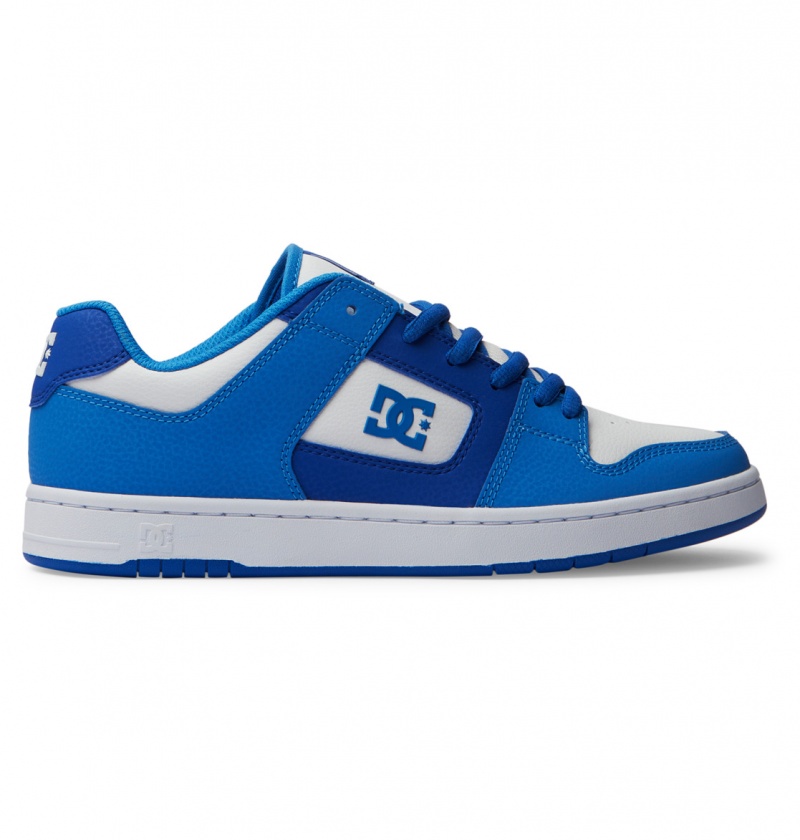 Basket DC Manteca 4 Shoes Bleu Bleu Blanche Homme | HYE-6127136