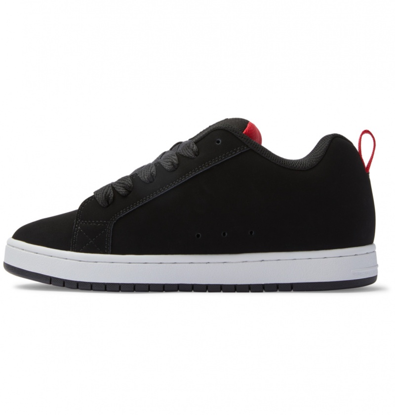 Basket DC Court Graffik Shoes Noir Blanche Rouge Homme | AID-5746018