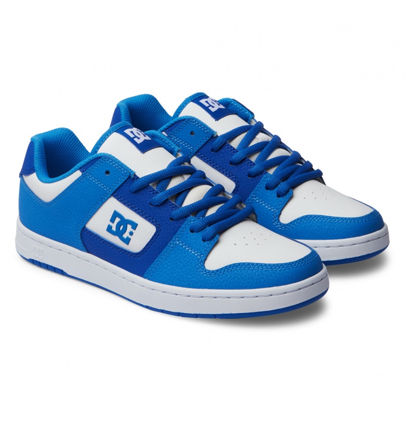 Basket DC Manteca 4 Shoes Bleu Bleu Blanche Homme | HYE-6127136