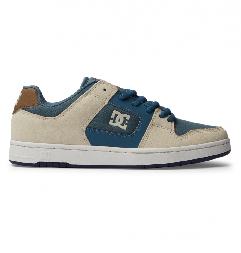 Basket DC Manteca 4 Shoes Grise Bleu Blanche Homme | PKG-2400741