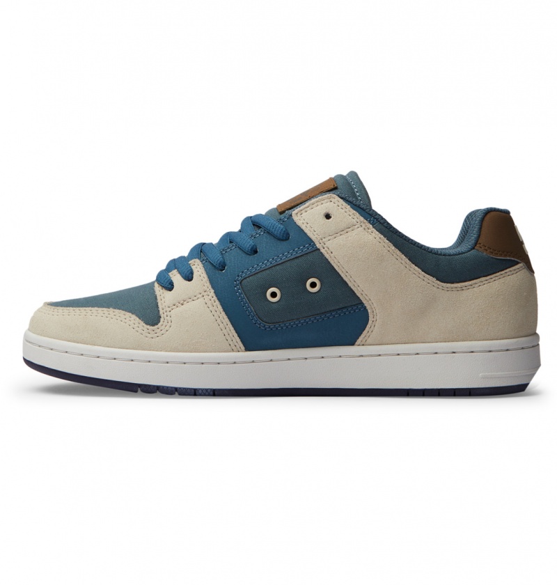 Basket DC Manteca 4 Shoes Grise Bleu Blanche Homme | PKG-2400741