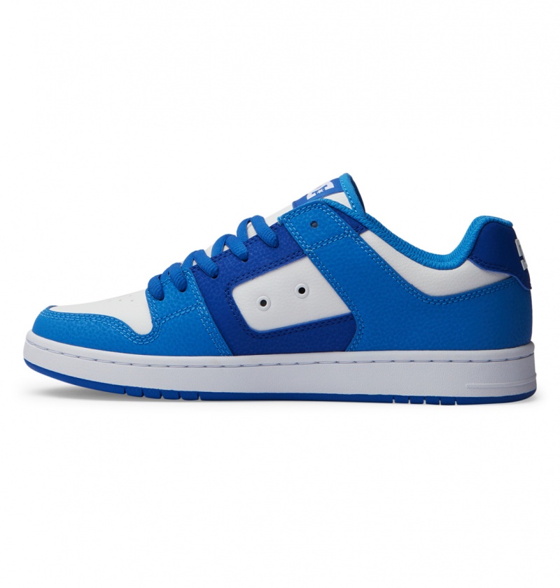 Basket DC Manteca 4 Shoes Bleu Bleu Blanche Homme | HYE-6127136