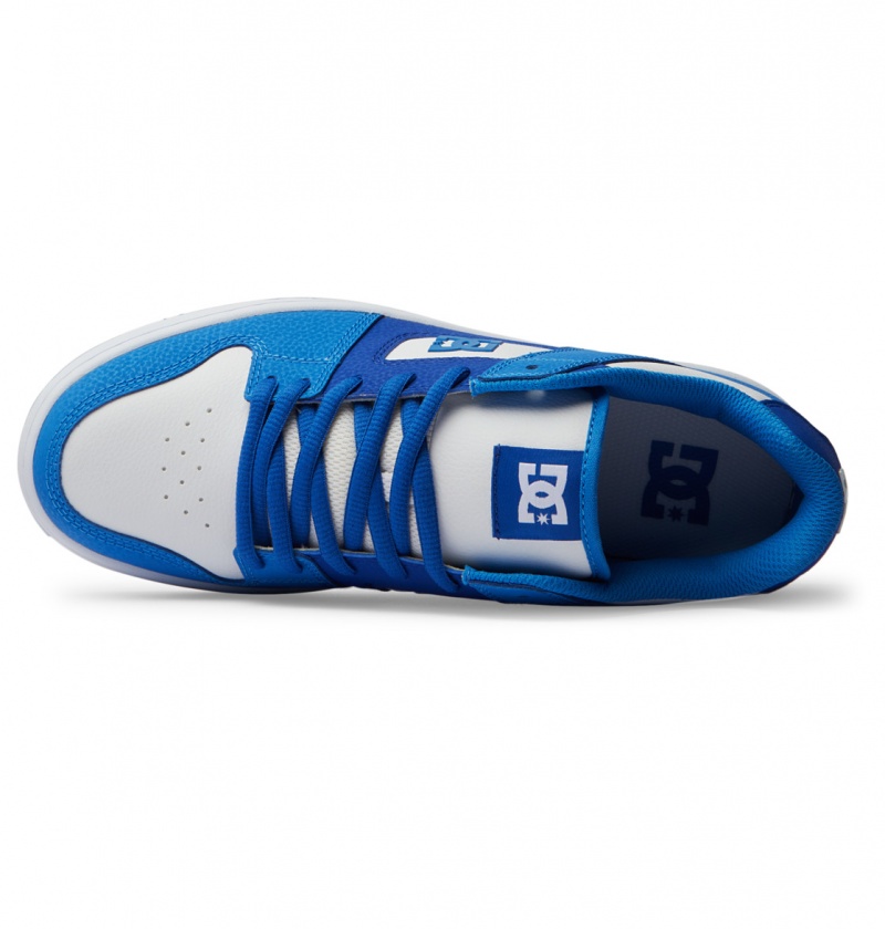 Basket DC Manteca 4 Shoes Bleu Bleu Blanche Homme | HYE-6127136