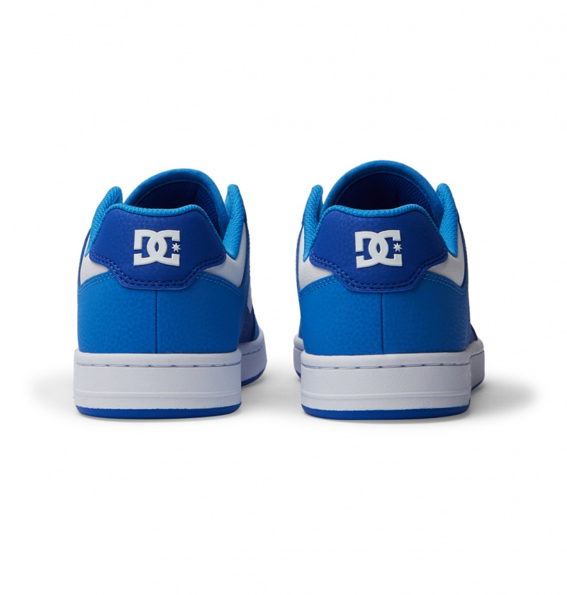 Basket DC Manteca 4 Shoes Bleu Bleu Blanche Homme | HYE-6127136