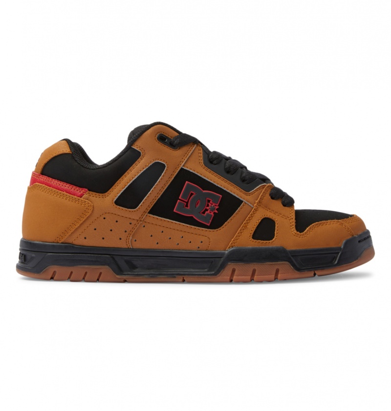 Basket DC Stag Shoes Noir Marron Homme | MTB-9852695