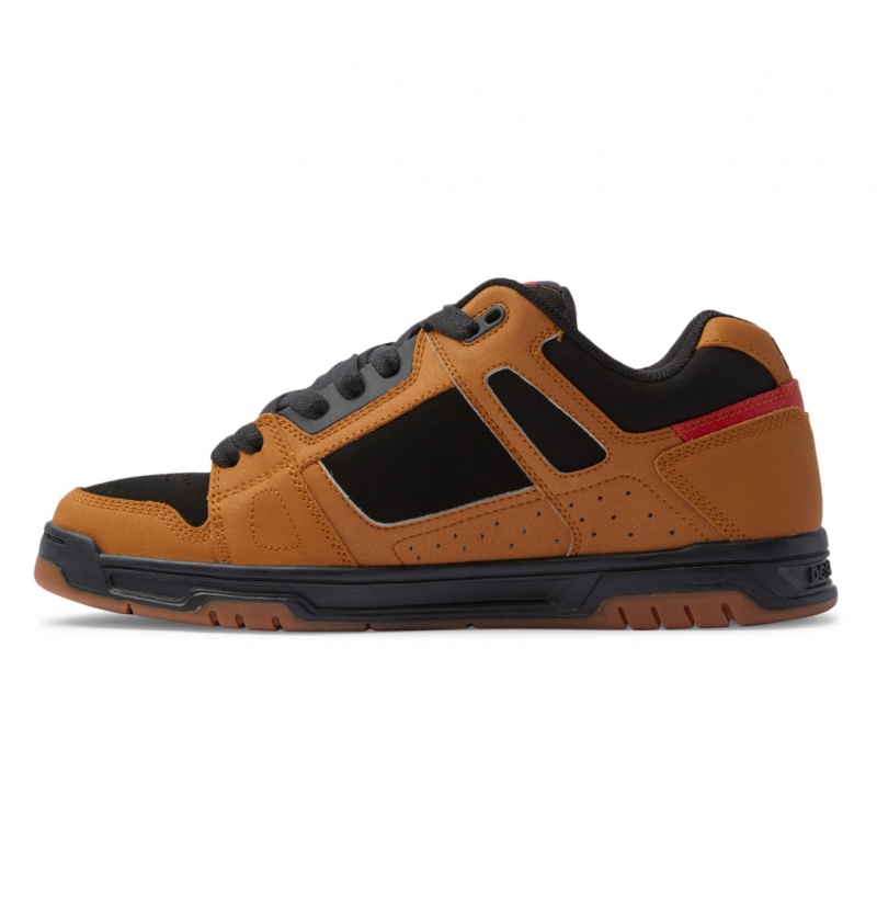 Basket DC Stag Shoes Noir Marron Homme | MTB-9852695