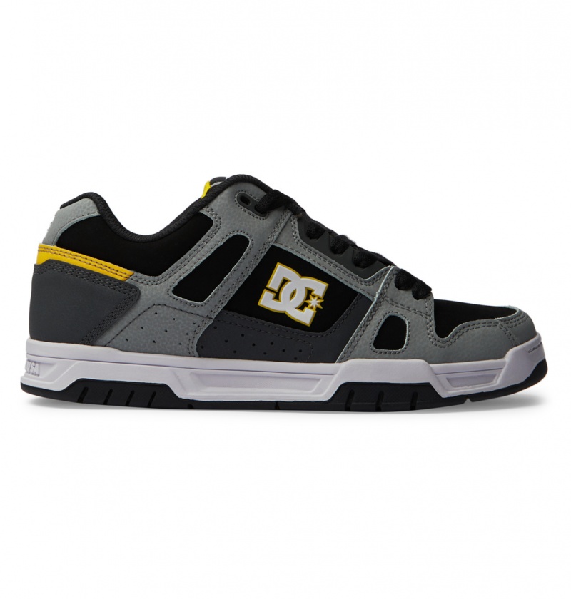 Basket DC Stag Shoes Grise Jaune Homme | WDI-2454737