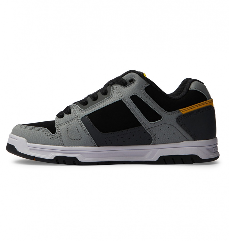 Basket DC Stag Shoes Grise Jaune Homme | WDI-2454737