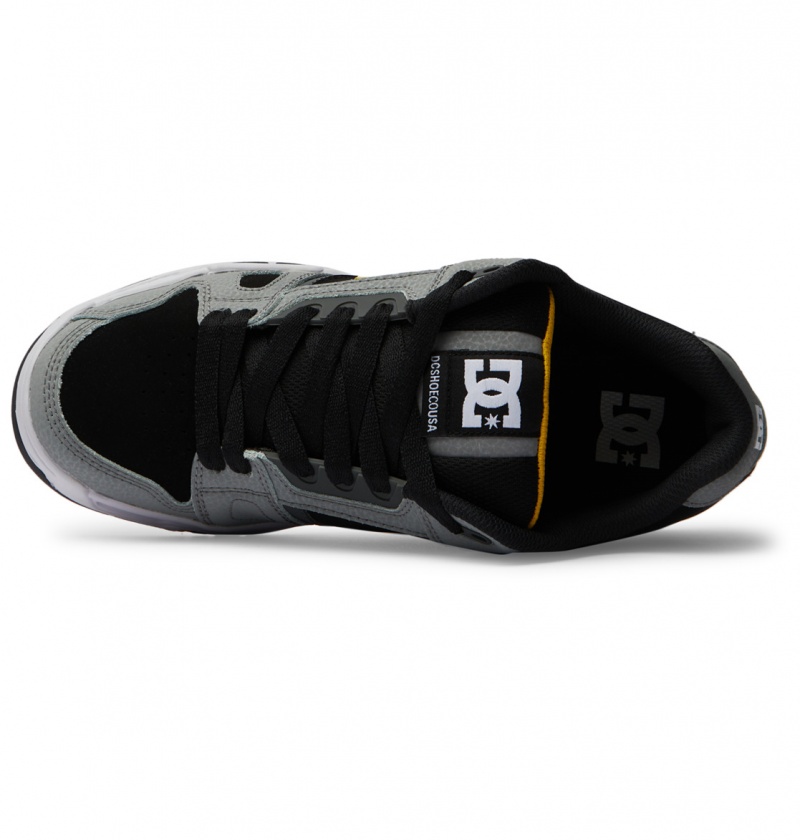 Basket DC Stag Shoes Grise Jaune Homme | WDI-2454737