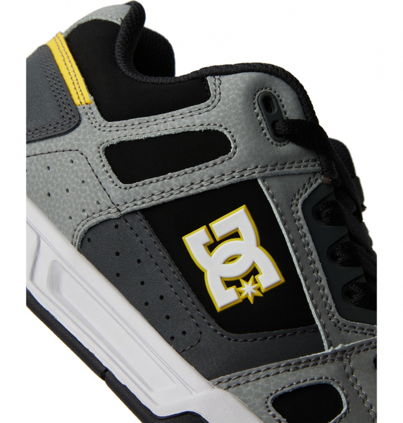 Basket DC Stag Shoes Grise Jaune Homme | WDI-2454737