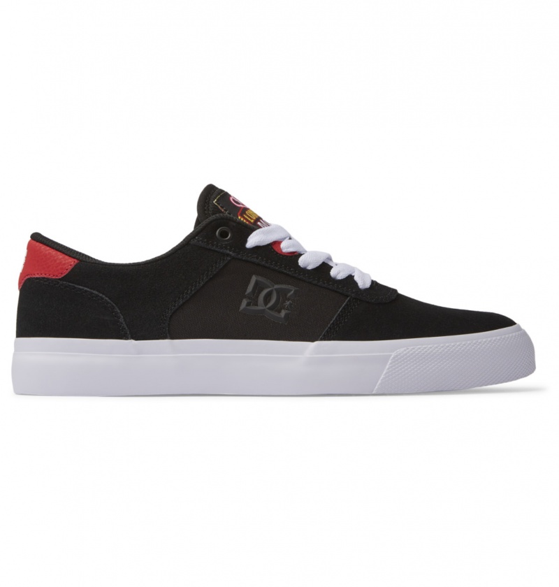 Basket DC Teknic Shoes Noir Rouge Homme | JXB-3338913