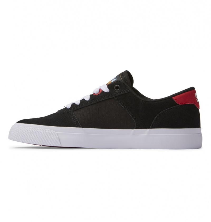 Basket DC Teknic Shoes Noir Rouge Homme | JXB-3338913