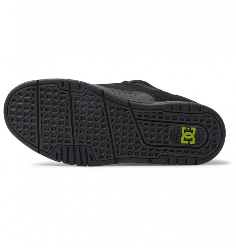 Basket DC Stag Shoes Noir Vert Clair Homme | DNS-2310507