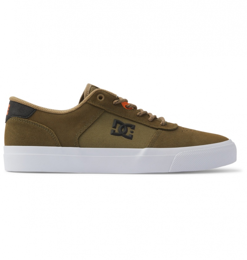 Basket DC Teknic Shoes Vert Olive Camouflage Homme | UEQ-7236956