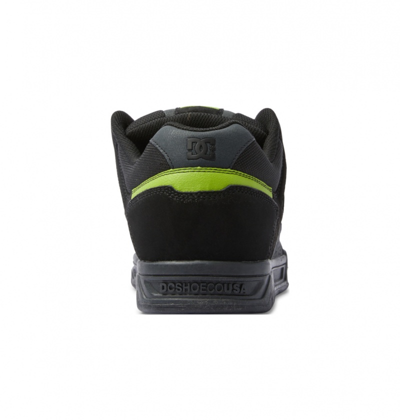 Basket DC Stag Shoes Noir Vert Clair Homme | DNS-2310507