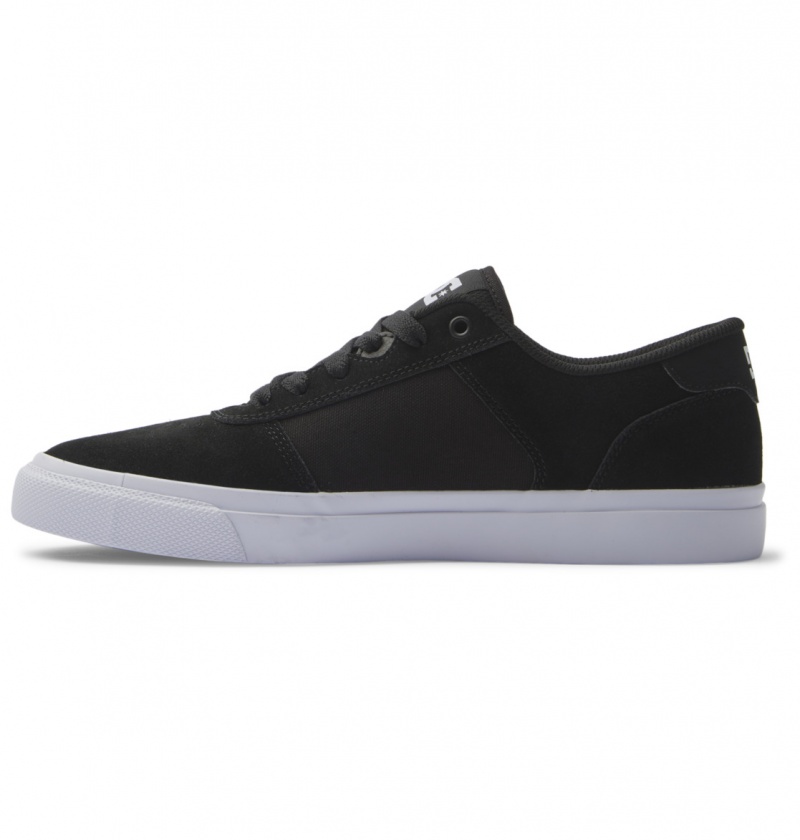 Basket DC Teknic Shoes Noir Blanche Homme | STH-4819399