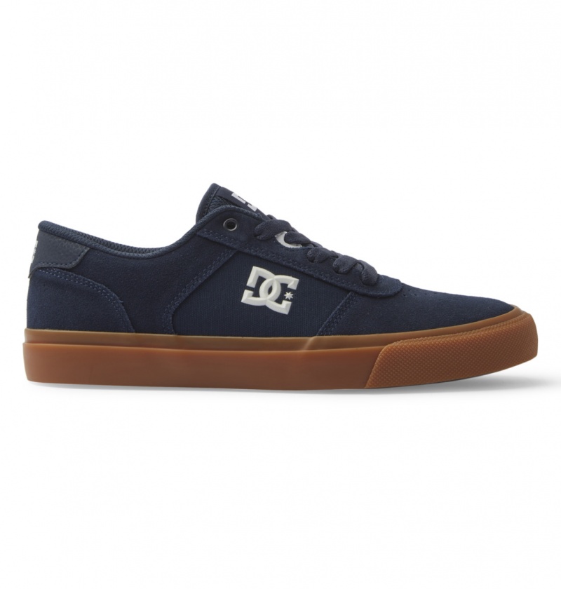 Basket DC Teknic Shoes Bleu Marine Homme | XSZ-6331016