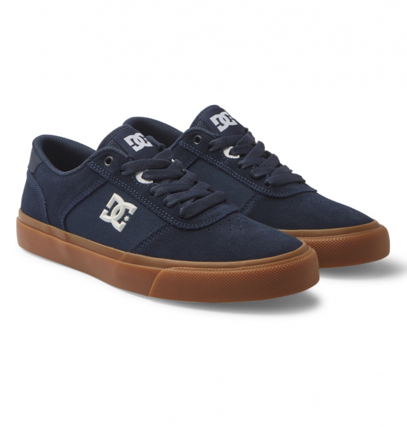 Basket DC Teknic Shoes Bleu Marine Homme | XSZ-6331016