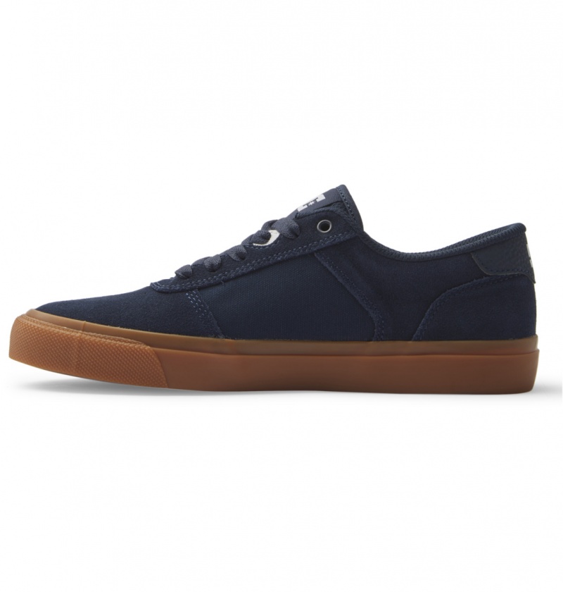 Basket DC Teknic Shoes Bleu Marine Homme | XSZ-6331016