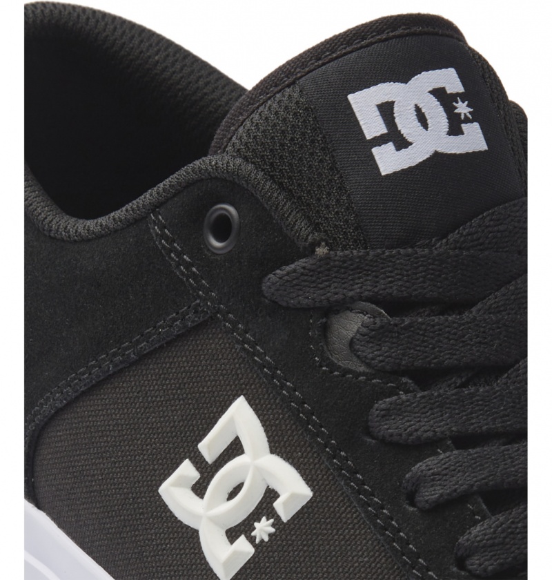 Basket DC Teknic Shoes Noir Blanche Homme | STH-4819399