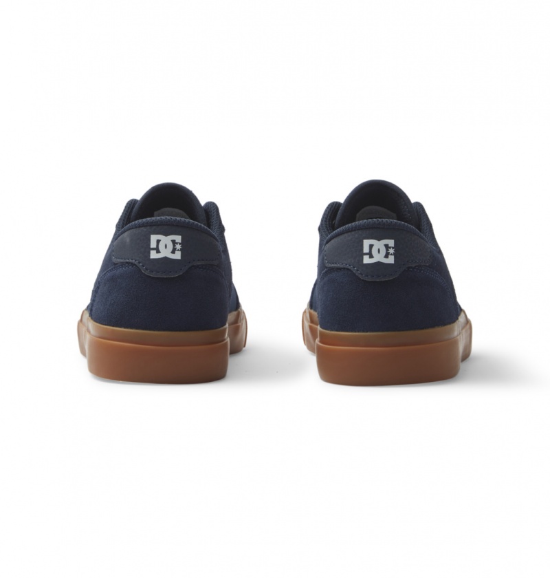 Basket DC Teknic Shoes Bleu Marine Homme | XSZ-6331016