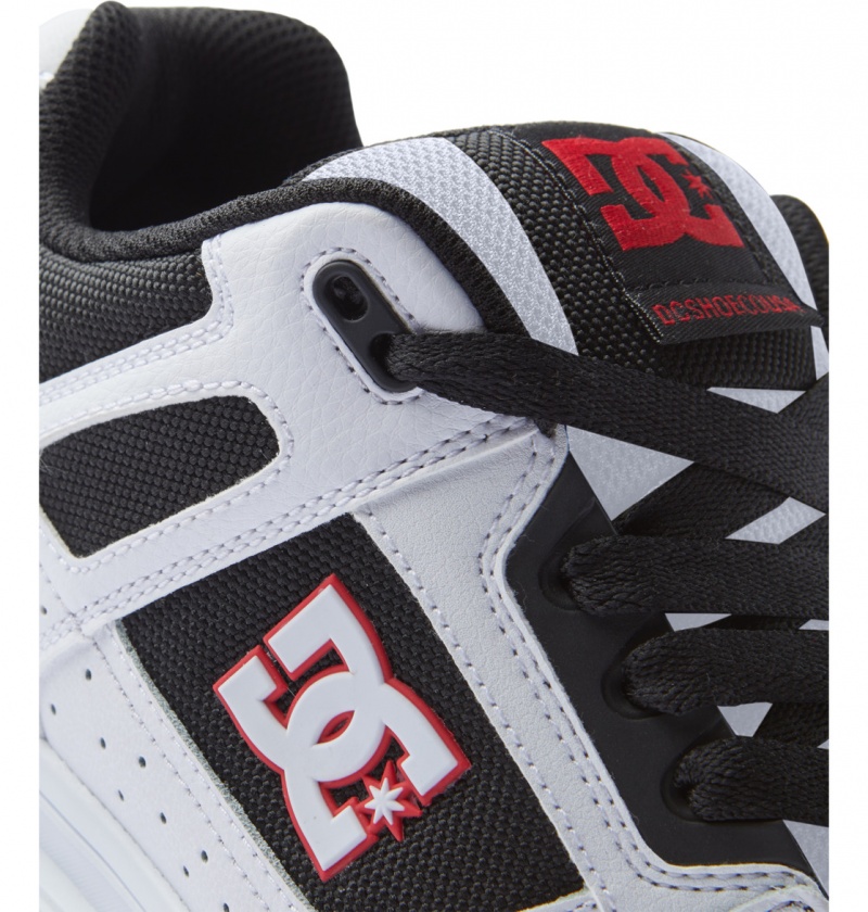 Basket DC Stag Shoes Blanche Noir Rouge Homme | LHF-5638395