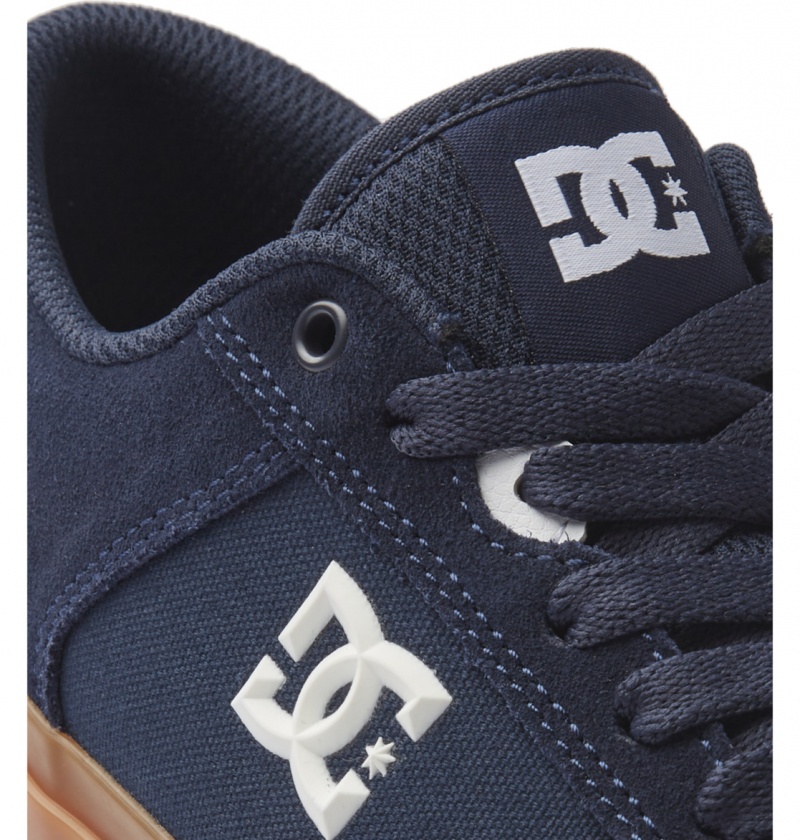 Basket DC Teknic Shoes Bleu Marine Homme | XSZ-6331016