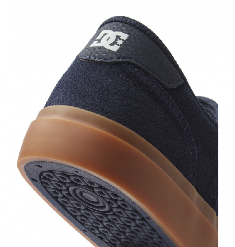 Basket DC Teknic Shoes Bleu Marine Homme | XSZ-6331016