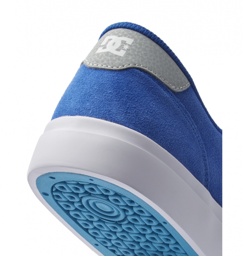 Basket DC Teknic Shoes Bleu Bleu Blanche Homme | NHA-0980606