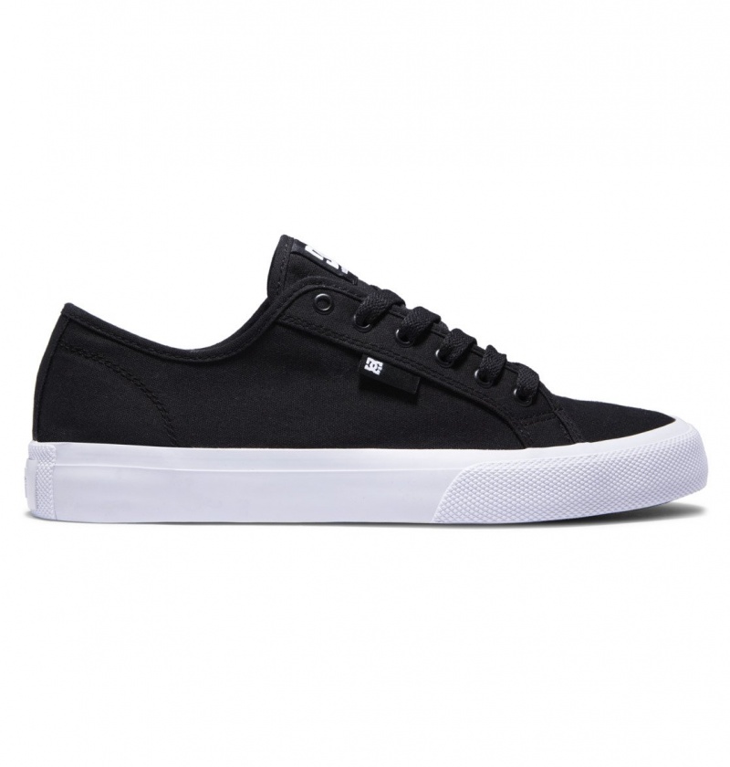 Basket DC Manual Shoes Noir Blanche Homme | ELP-8978361